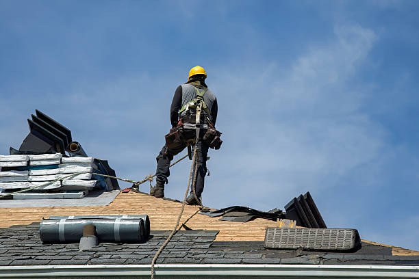 Professional Roofing technician working in Greenville, NY